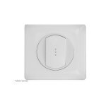 Interrupteur ou va - et - vient � voyant t�moin c�liane complet blanc griffes: sans griffes