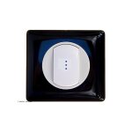 Interrupteur ou va - et - vient � voyant t�moin c�liane complet noir griffes: avec griffes