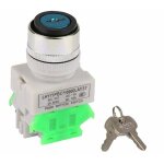 Interrupteur de verrouillage en metal + cl�s s�curit� � 3 positions lay37 - 20y / 31 220v 5a s�lecteur ...