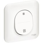 [jamais utilise] interrupteur pour vmc 2 positions schneider ovalis avec plaque blanc - s260233