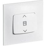 [jamais utilis�] interrupteur pour volets roulants complet - neptune - blanc - legrand