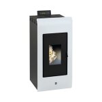 Interstoves - po�le � granules zara 9 etanche - blanc