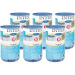 Lot de 6 cartouches de filtration b ? diam�tre 14, 2 cm ? hauteur 25, 4 cm ? compatible filtre intex ...