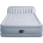 Intex dura - beam deluxe plush lit gonflable bleu confort