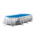 [jamais utilis] intex bache a bulles - pour piscine ovale 5, 03m x 2, 74m