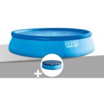 Kit piscine autoporte intex easy set 3, 96 x 0, 84 m + bche de protection