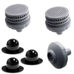 Intex petit filtre pour piscine ? lot de 2, accessoires de piscine, support de tuyau, filtre � bouchon ...