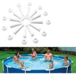 [jamais utilis�] intex round, goupilles de piscine, joint piscine intex, intex pool rectangulaire, metal ...