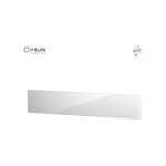 Intuis - radiateur à inertie campaver nativ plinthe 1500w lys blanc signature k161415 Intuis - radiateur à inertie campaver nativ plinthe 1500w lys blanc signature k161415