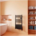 Intuis - sche - serviettes lectrique soufflant troit 500w + 1000w ezybain nativ noir m245225
