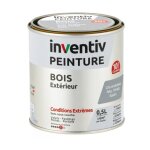 Inventiv peinture extrieure bois 10 ans gris ardoise satin 0, 5l