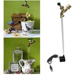 Invisible coulant arrosoir fontaine yard art d�coration flottant robinet fontaine magique suspendu robinet ...
