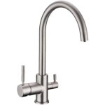 Ionfilter - robinet de cuisine mitigeur 3 voies esla nickel Ionfilter - robinet de cuisine mitigeur 3 voies esla nickel