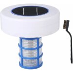 Ioniseur de piscine, flotteur de chlore de capacit� avec une brosse, r�duit le chlore, nettoyeur et purificate ...