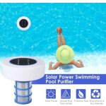 Ioniseur solaire pour piscine, nettoyeur solaire pour piscine, appareil de nettoyage pour fontaine de ...
