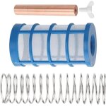 Ioniseur solaire de piscine de remplacement, anode en cuivre pour le nettoyage de la piscine comprend ...