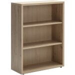Iperbriko - bibliothque basse avec 2 tagres rglables - 111. 90 cm x 81. 60 cm x 35. 70 cm