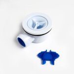 Iperbriko - bonde de receveur de douche en plastique 110 x 68 mm