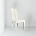 Chaise blanche 101x47x46 cm