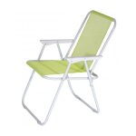 Chaise pliante lanzarote vert lime 52x44x75 cm