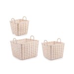 Panier en bois 31x31x28h, 38x38x31h, 48x48x35h Panier en bois 31x31x28h, 38x38x31h, 48x48x35h