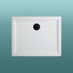 Iperbriko - receveur de douche en c�ramique blanche 100x70