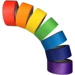 Iridescent ruban adhsif dcoratif masquage papier artisanal ruban adhsif color pour enfants enseignants ...