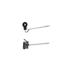 Isolateurs carteurs pour clture lectrique kerbl (lot de 10) - x modle isolateur carteur annulaire ...