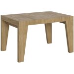 Itamoby - table extensible 90x120 / 224 cm naxy quercia natura