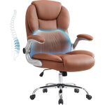 Iwmh fauteuil de bureau ergonomique, chaise bureau avec large assise rembourr�e, si�ge de bureau inclinable ...