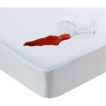 Protge matelas 140x190 cm, drap - housse impermable et micro respirante, lavable en machine, housse ...
