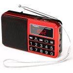 J - 429 petite radio portable, am / fm / sw radio rechargeable avec haut - parleur aux / sd / tf / mp3. ...