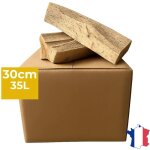 J'envoie du bois - bois de chauffage 30cm - carton de 35 litres - b�ches extra s�ches (�tuv�es) - po�le, ...