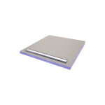 Jackon insulation - jackon jackoboard aqua line easy receveur  carreler avec barrette inox 180x90 cm ...