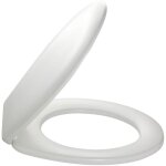 Abattant thermodur patio compact charni�res m�tal - blanc - jacob delafon