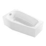Jacob delafon - baignoire bain douche 170 x 90 bastille vidage � gauche blanc brillant