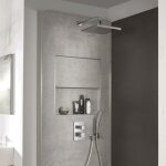 Jacob delafon - colonne de douche encastre thermostatique modulo tte carre + nettoyant