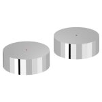 Jacob delafon - deux poign�es pour m�langeur lavabo grands boulevards chrom�es