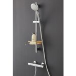 Jacob delafon - mitigeur de douche thermostatique simone + barre + pommeau de douche + nettoyant