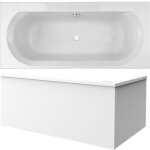 Jacob delafon - pack baignoire droite 180 x 80 elise + tablier en angle + vidage Jacob delafon - pack baignoire droite 180 x 80 elise + tablier en angle + vidage