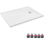 Jacob delafon - receveur de douche 120 x 90 gaspard extra - plat céramique bonde à droite + kit de réhausse ... Jacob delafon - receveur de douche 120 x 90 gaspard extra - plat céramique bonde à droite + kit de réhausse ...