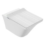 Jacob delafon - wc suspendu sans bride grands boulevards car�n� + abattant