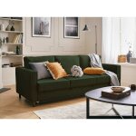 Lisa design - jake - canap 3 places - convertible - en velours ctel
