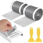 Jalleria - 2 pcs 10m attrape cheveux douche autocollant jetable, 9 cm x 10 m, filtre cheveux douche adh�sif ...