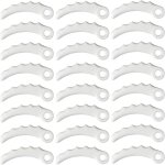 24 lames de rechange en plastique, lames de rechange pour t�te 255 mm x 3, 6 mm, lames en plastique pour ...
