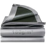 B�che de protection exterieur avec oeillets, 3x4m 180 g / m� pe b�che voiture piscine, imperm�able r�sistante ...