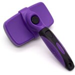 Jalleria - brosse de cheveux pour animaux de compagnie - brosse � cheveux d'animaux avec des cheveux ...