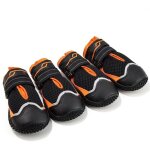 Jalleria - chaussures pour chien, protection des pattes, lot de 4 chaussures pour chien hydrofuges avec ...