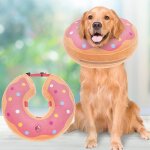 Jalleria - collier collerette gonflable pour chien , collerette chien gonflable avec velcro rglable, ...