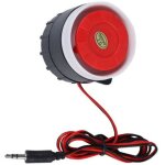 Dc 12v mini sirne filaire sirne 120 db systme d'alarme sonore sirne pour la scurit  la maison, ...
